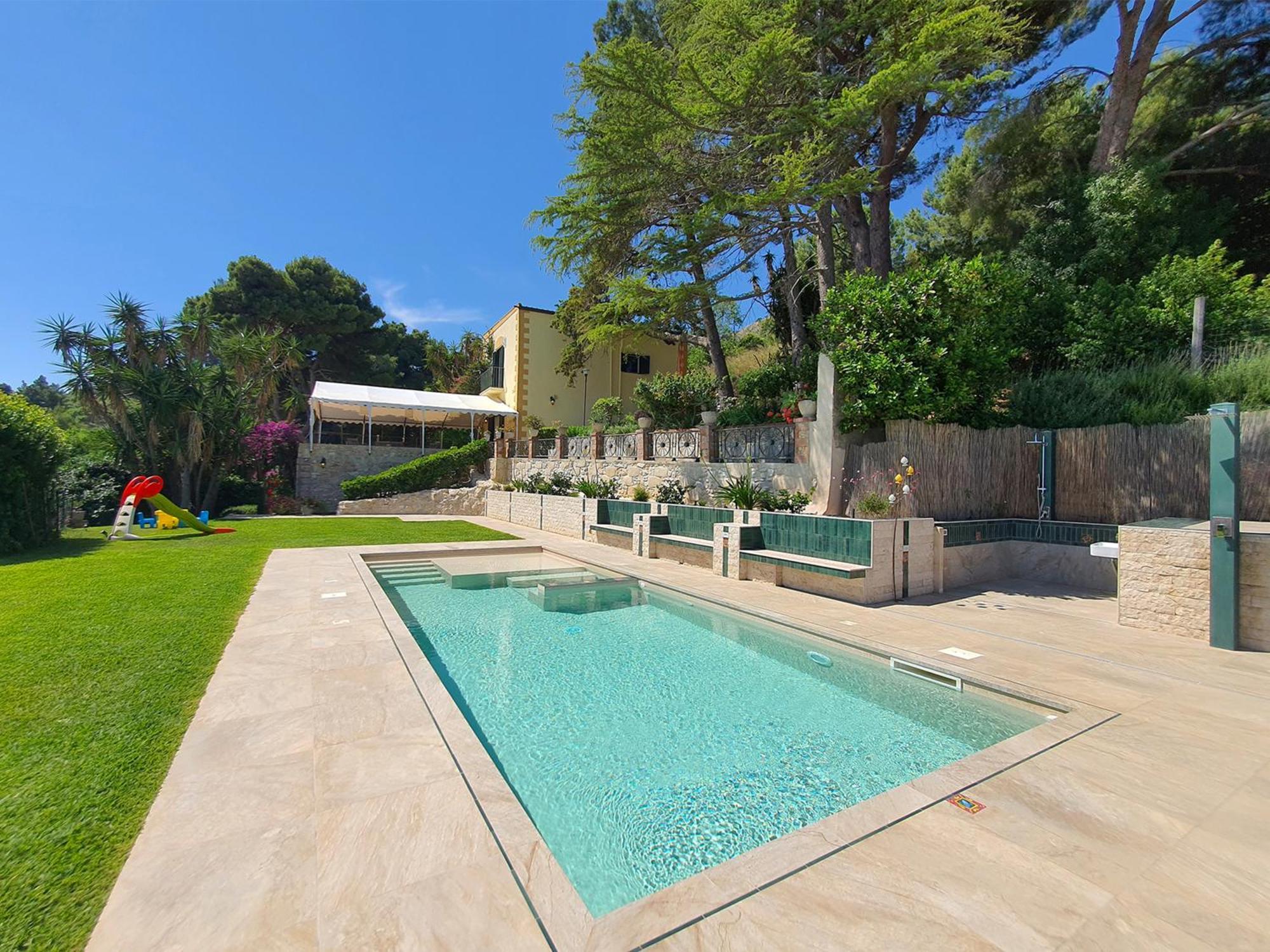 Villa Tommaso Maruggi, Sicilia, Con Jacuzzi E Piscina Privata Alcamo Dış mekan fotoğraf